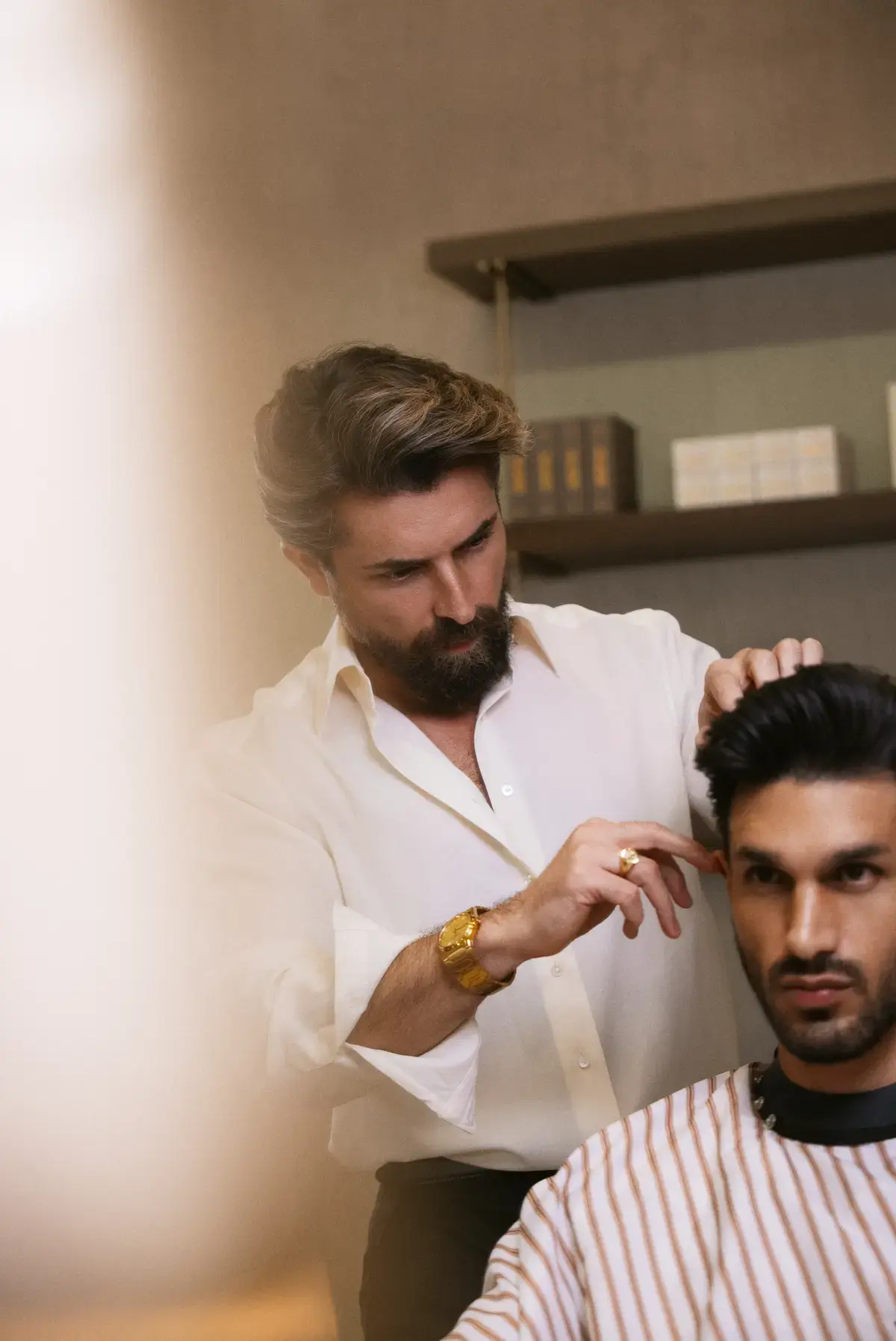 Kochi Dubai Interior - Barber Chairs